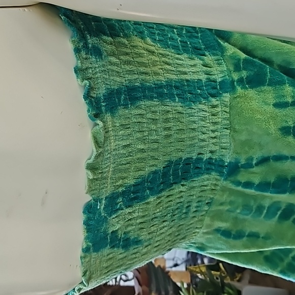 Cute stretchy swimming cover up terry towel dress sundress size small - Picture 5 of 7